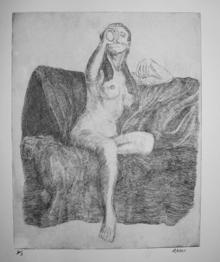 nude in chair after G. Rorris